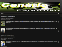 Tablet Screenshot of cenariodoesporte.blogspot.com