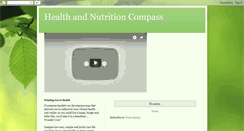 Desktop Screenshot of mynutritioncompass.blogspot.com