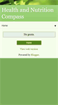 Mobile Screenshot of mynutritioncompass.blogspot.com