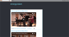 Desktop Screenshot of energyvision.blogspot.com