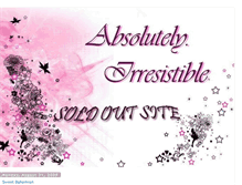 Tablet Screenshot of absolutelyirresistible-soldout.blogspot.com