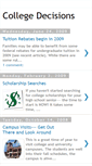 Mobile Screenshot of collegedecisions.blogspot.com