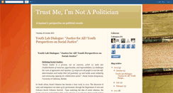 Desktop Screenshot of not-a-politician.blogspot.com