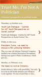 Mobile Screenshot of not-a-politician.blogspot.com