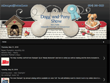 Tablet Screenshot of doggandponyshow.blogspot.com