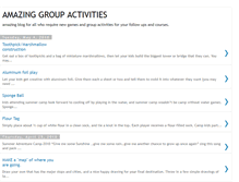 Tablet Screenshot of amazinggroupactivities.blogspot.com