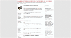 Desktop Screenshot of jualbelionlineterbaru.blogspot.com