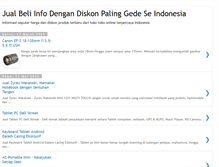 Tablet Screenshot of jualbelionlineterbaru.blogspot.com