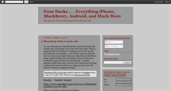 Desktop Screenshot of fonehacks.blogspot.com