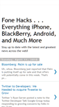 Mobile Screenshot of fonehacks.blogspot.com