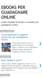 Mobile Screenshot of ebooks-per-guadagnare.blogspot.com
