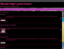 Tablet Screenshot of monsterhighloversforever.blogspot.com