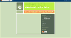 Desktop Screenshot of onlinedatingadventures.blogspot.com