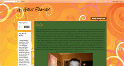 Desktop Screenshot of hiholtfamily.blogspot.com