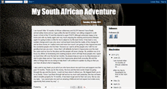 Desktop Screenshot of mysouthafricanadventure2010.blogspot.com