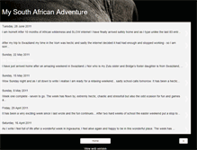 Tablet Screenshot of mysouthafricanadventure2010.blogspot.com