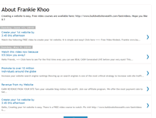 Tablet Screenshot of frankie-khoo.blogspot.com