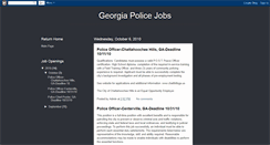 Desktop Screenshot of georgiapolicejobs.blogspot.com