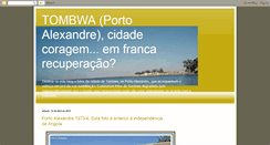 Desktop Screenshot of portoalexandre-tombwacidadecoragem.blogspot.com