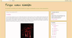 Desktop Screenshot of porquesomosnomadas.blogspot.com