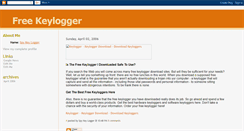 Desktop Screenshot of free-keylogger.blogspot.com