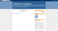 Desktop Screenshot of cotidianodeumpaulistano.blogspot.com