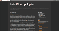 Desktop Screenshot of blowupjupiter.blogspot.com