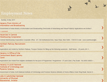 Tablet Screenshot of freshemploymentnews.blogspot.com