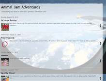 Tablet Screenshot of animaljamblog.blogspot.com