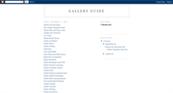 Desktop Screenshot of galleryguideindia.blogspot.com