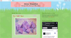 Desktop Screenshot of miss-maddie.blogspot.com