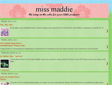 Tablet Screenshot of miss-maddie.blogspot.com