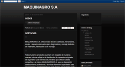 Desktop Screenshot of maquinagrosa.blogspot.com