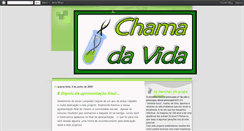 Desktop Screenshot of chamadavida.blogspot.com