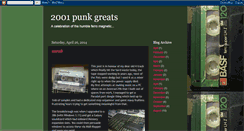 Desktop Screenshot of 2001punkgreats.blogspot.com