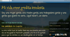 Desktop Screenshot of diariodeunagorditaadieta.blogspot.com