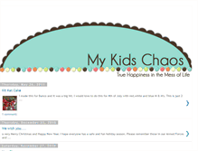 Tablet Screenshot of mykidschaos.blogspot.com