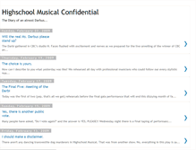 Tablet Screenshot of highschoolmusicalconfidential.blogspot.com