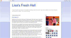 Desktop Screenshot of lisasfreshhell.blogspot.com