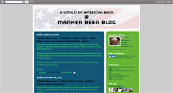 Desktop Screenshot of mankerbeerblog.blogspot.com