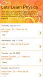 Mobile Screenshot of letslearnphysics.blogspot.com