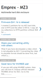 Mobile Screenshot of emprex-mz3.blogspot.com