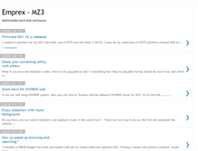Tablet Screenshot of emprex-mz3.blogspot.com