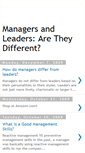 Mobile Screenshot of managersandleaders.blogspot.com