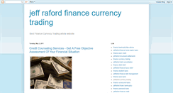 Desktop Screenshot of jeffraford-currencytrading.blogspot.com
