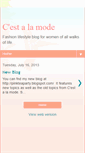 Mobile Screenshot of cest-lamode.blogspot.com