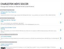 Tablet Screenshot of cofc-soccer.blogspot.com