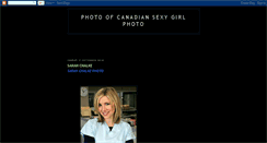 Desktop Screenshot of canadian-sexygirl-photo.blogspot.com