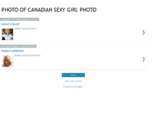 Tablet Screenshot of canadian-sexygirl-photo.blogspot.com