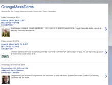 Tablet Screenshot of orangemassdems.blogspot.com